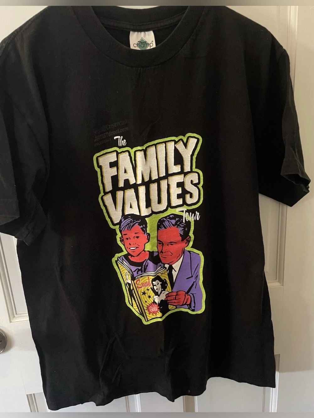 1999 Family Values Tour Shirt Size Large Black